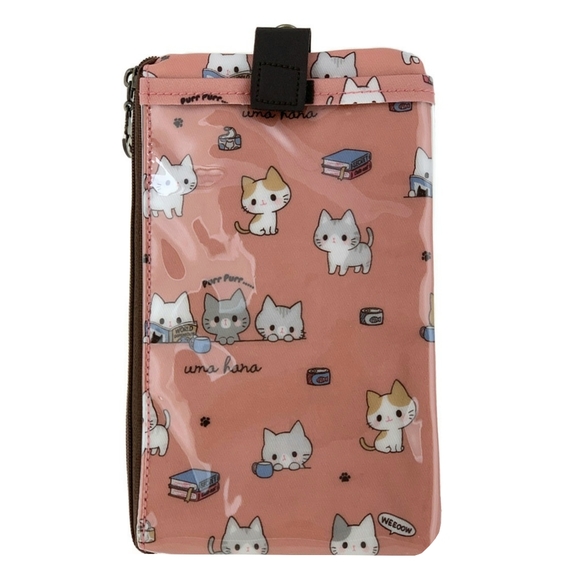 Waterproof Cat Phone Case Pouch W/ Neck Strap - Picture 3 of 11
